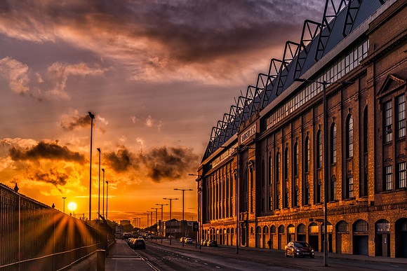 Ibrox Sunset