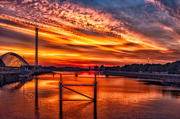 Clyde Sunset Afterglow