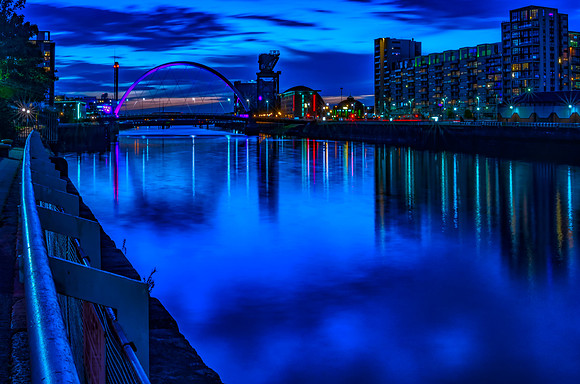 Dusk at the River Clyde