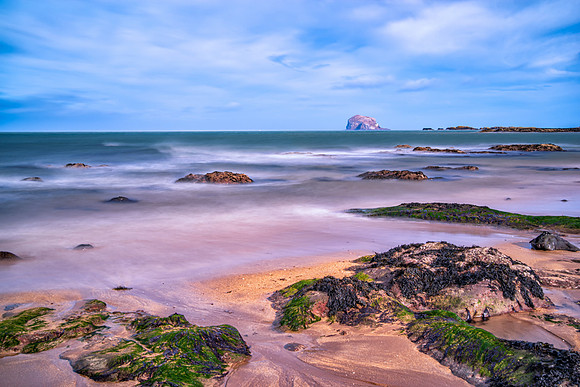 Bass Rock from Milsey Bay Beach